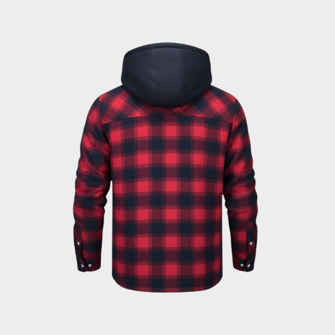 Asger - Premium Wool Blend Warm Jacket-GLAMCOSY-Dark Blue-S-GLAMCOSY