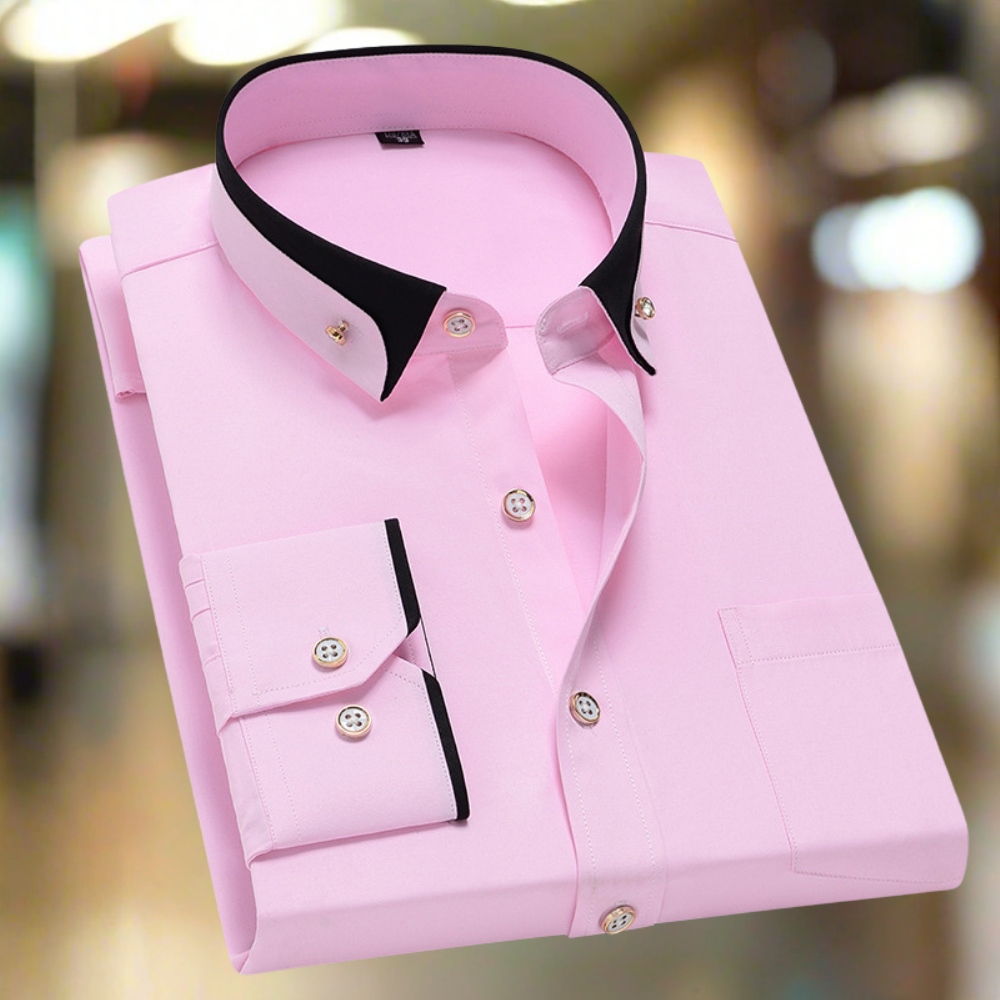 Adalbert - Classic Cotton Long Sleeve Shirt