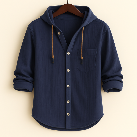 Mariano - Shirt with Hood for Modern Comfort and Versatile Style
