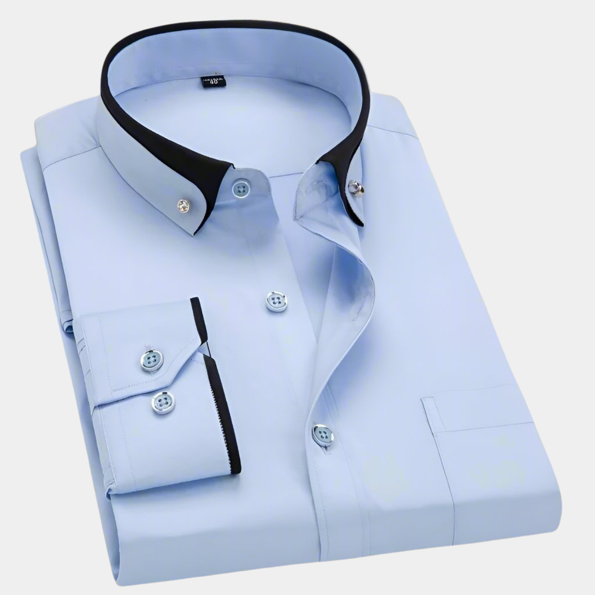 Daan - Breathable and wrinkle-resistant men's shirt for work and leisure