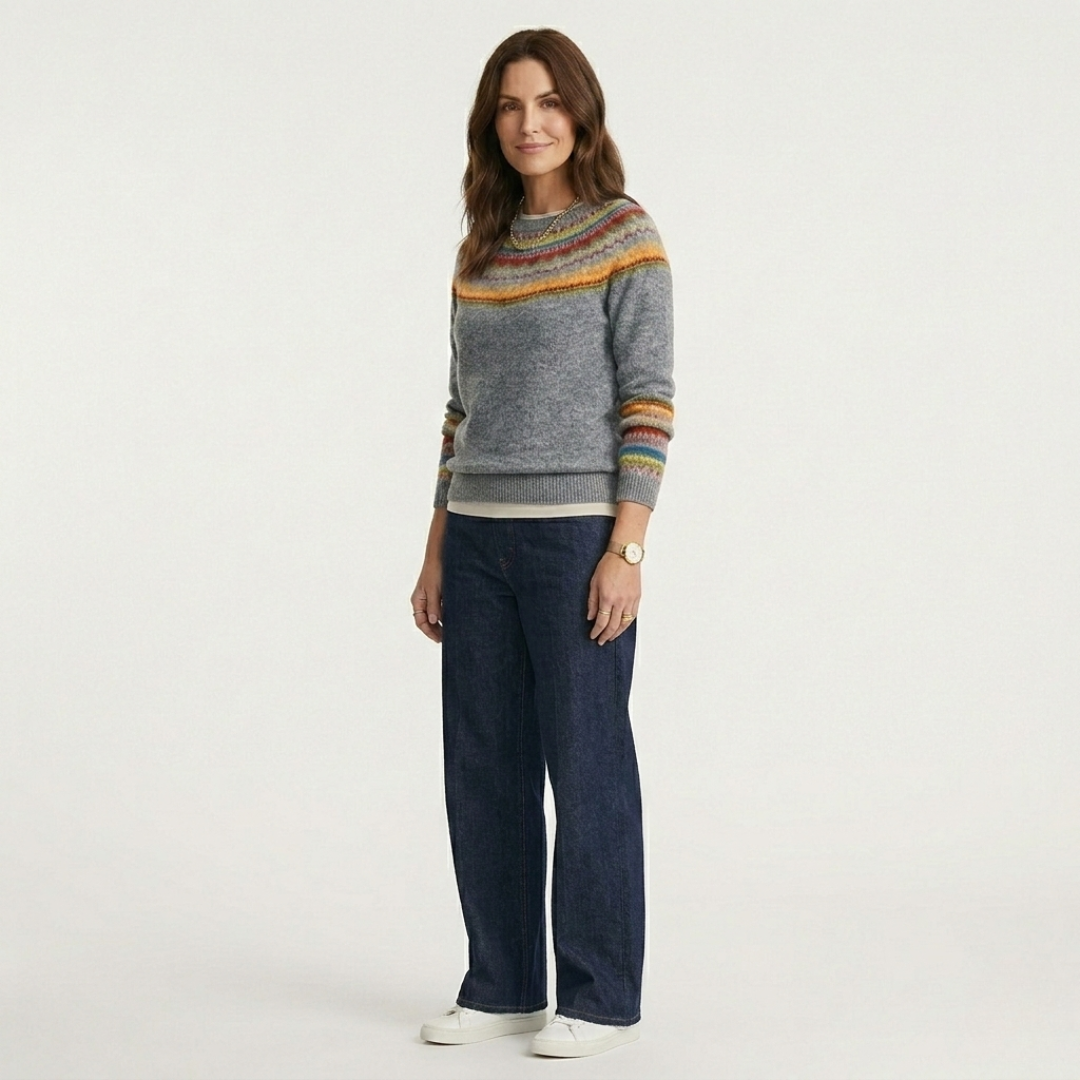 Emily – Timeless Vintage Autumn Sweater-GLAMCOSY-S-GLAMCOSY