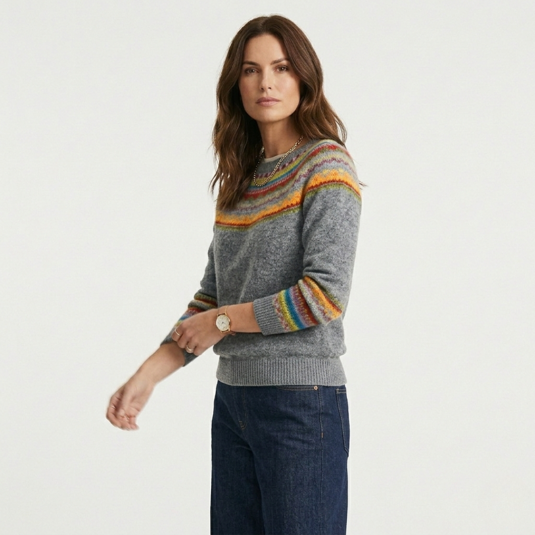 Emily – Timeless Vintage Autumn Sweater-GLAMCOSY-S-GLAMCOSY