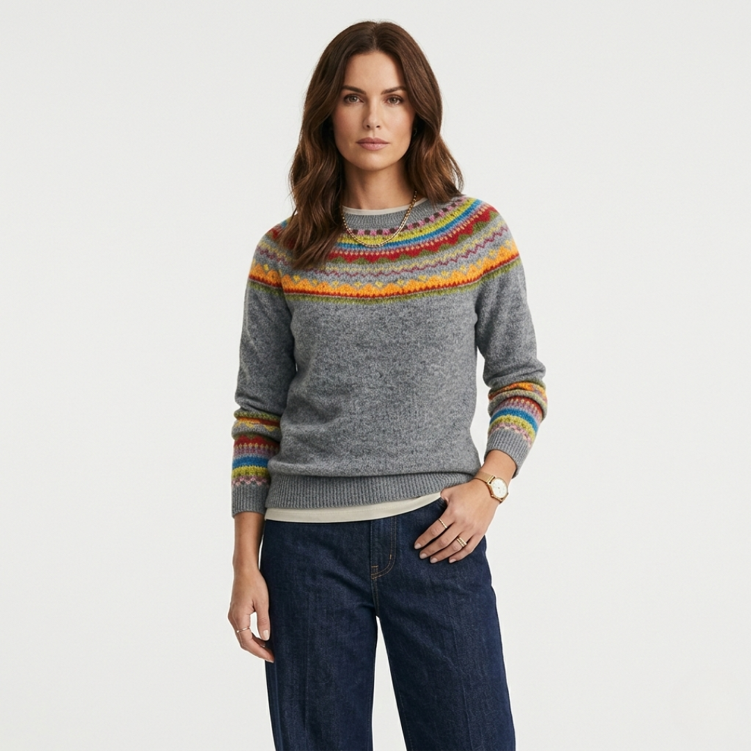 Emily – Timeless Vintage Autumn Sweater-GLAMCOSY-S-GLAMCOSY