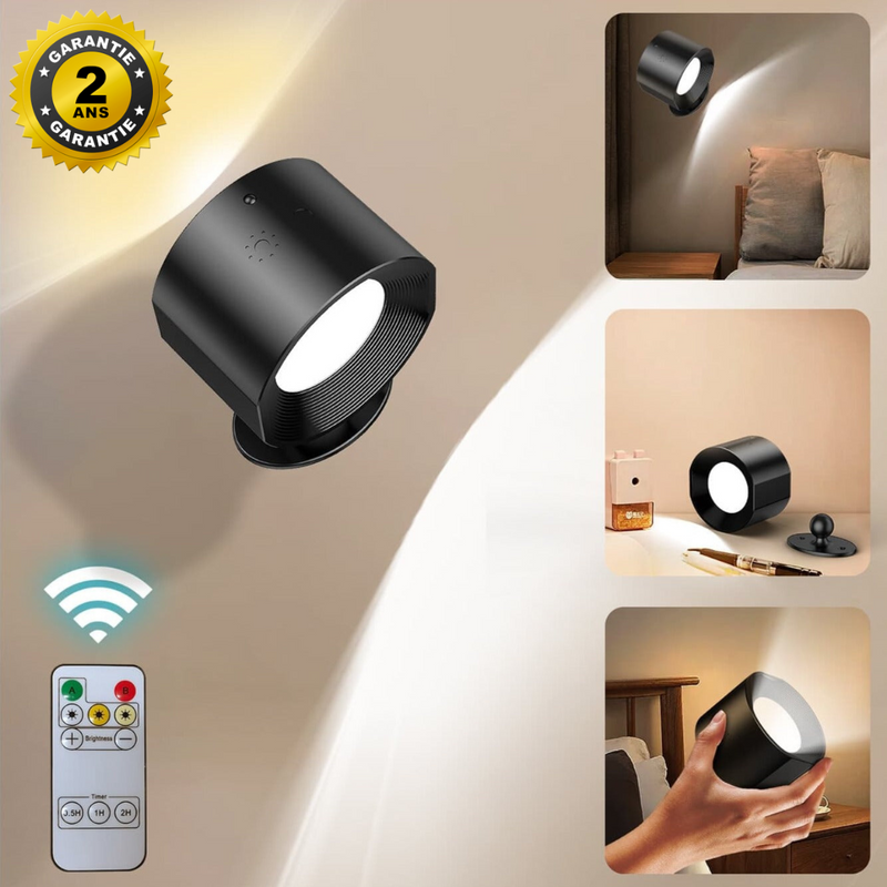 WRMING LED Lampe Murale Pile Sans Fil USB Rechargeable Applique