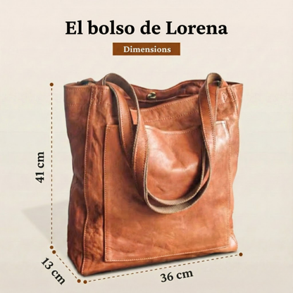 Lorena - Modern and elegant leather bag