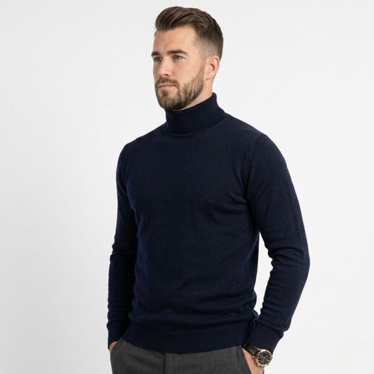 Renzo – Luxury Turtleneck For Timeless Style-GLAMCOSY-Beige-M-GLAMCOSY