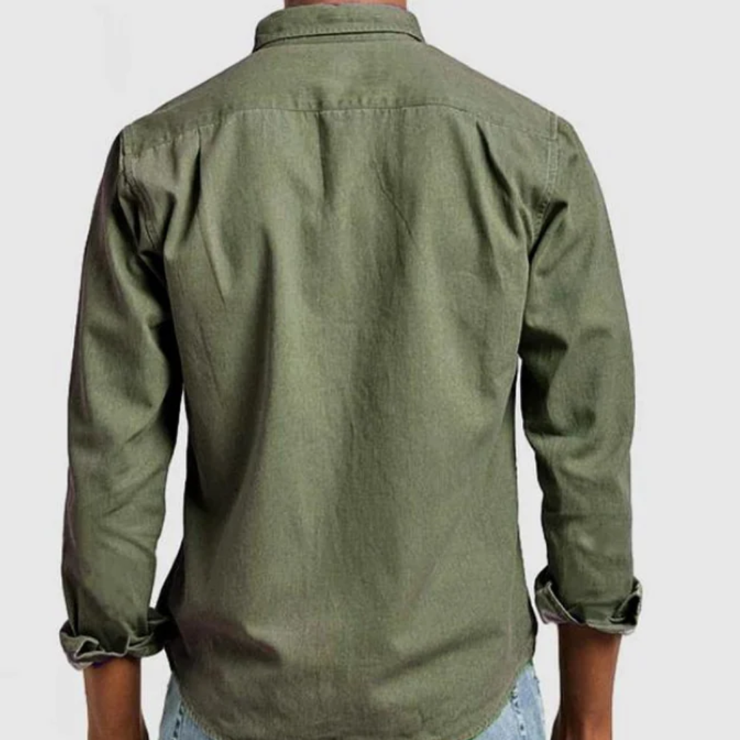 Thijsen – Casual Shirt For Timeless Comfort-GLAMCOSY-Green-S-GLAMCOSY