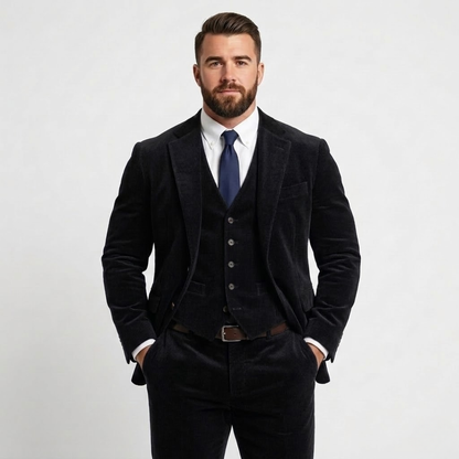 Tommy – Versatile Blazer Set For Success-Jacket-GLAMCOSY-Black-S-GLAMCOSY