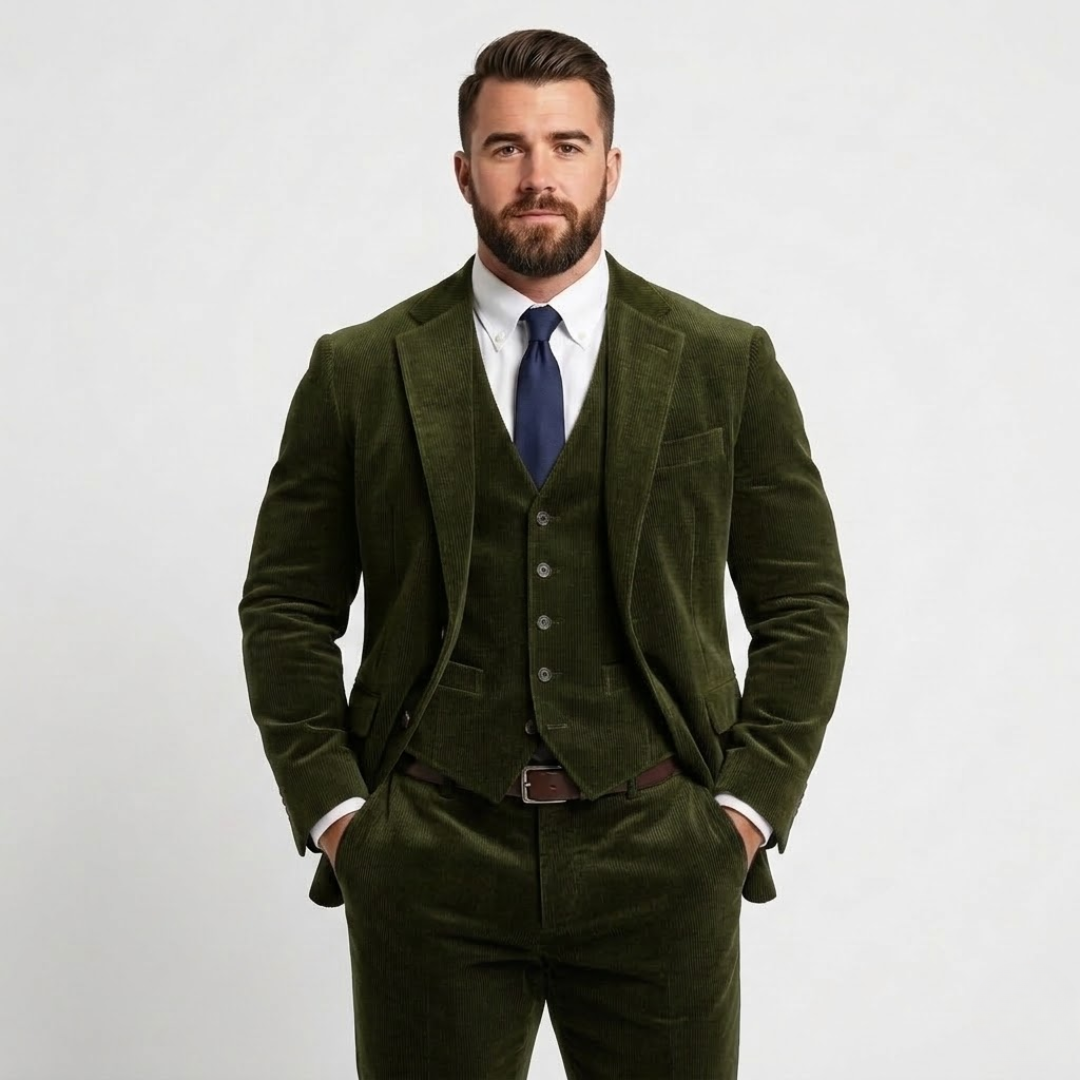 Tommy – Versatile Blazer Set For Success-Jacket-GLAMCOSY-Green-S-GLAMCOSY