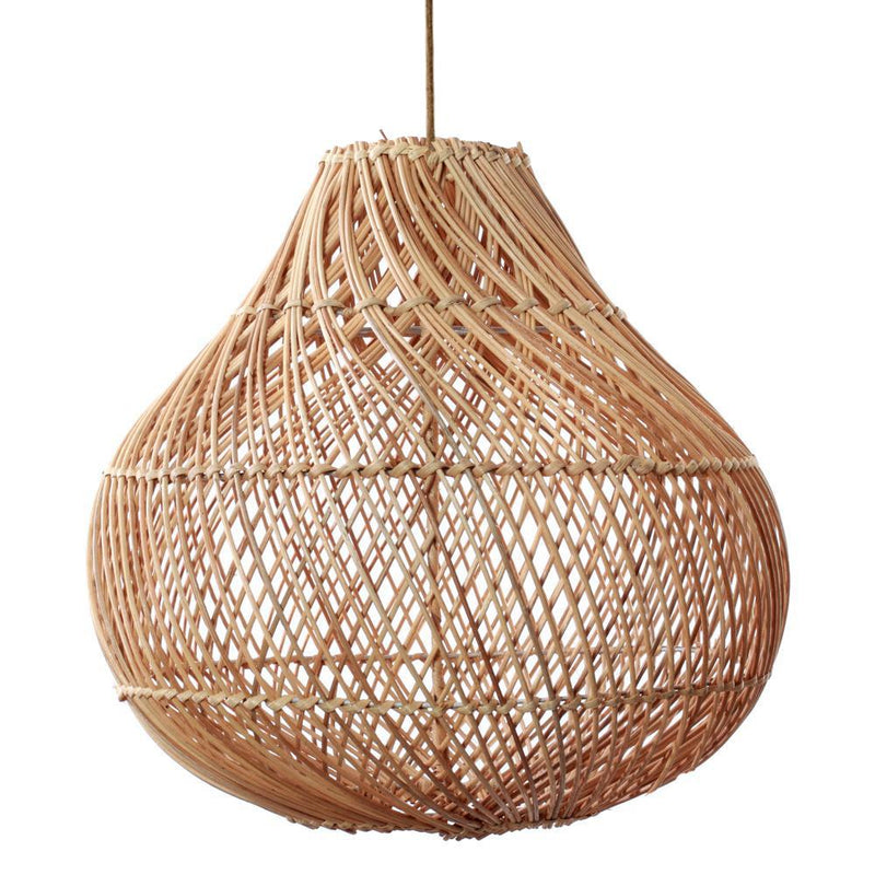Suspension en Rotin Naturel Style Bouteille - Glam & Cosy