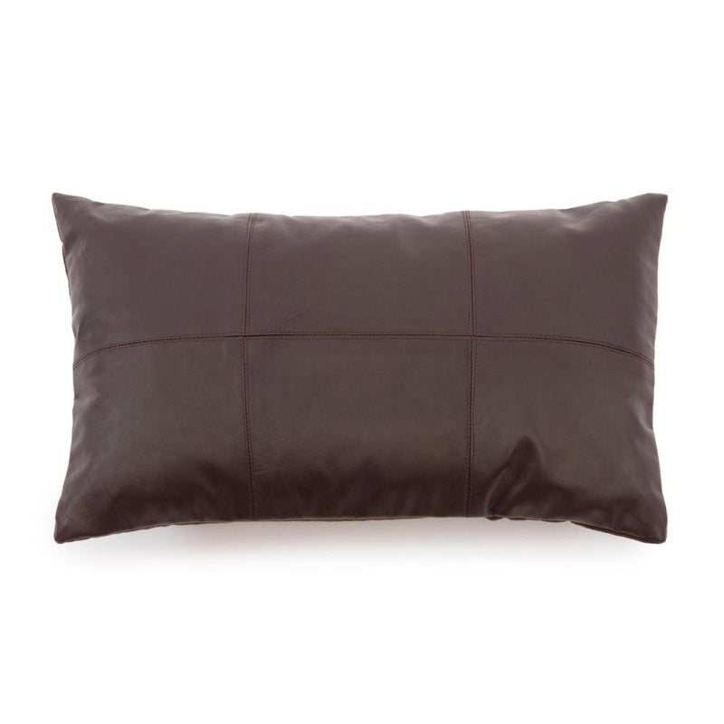 Six Panel Leather Cushion Cover - 30x50