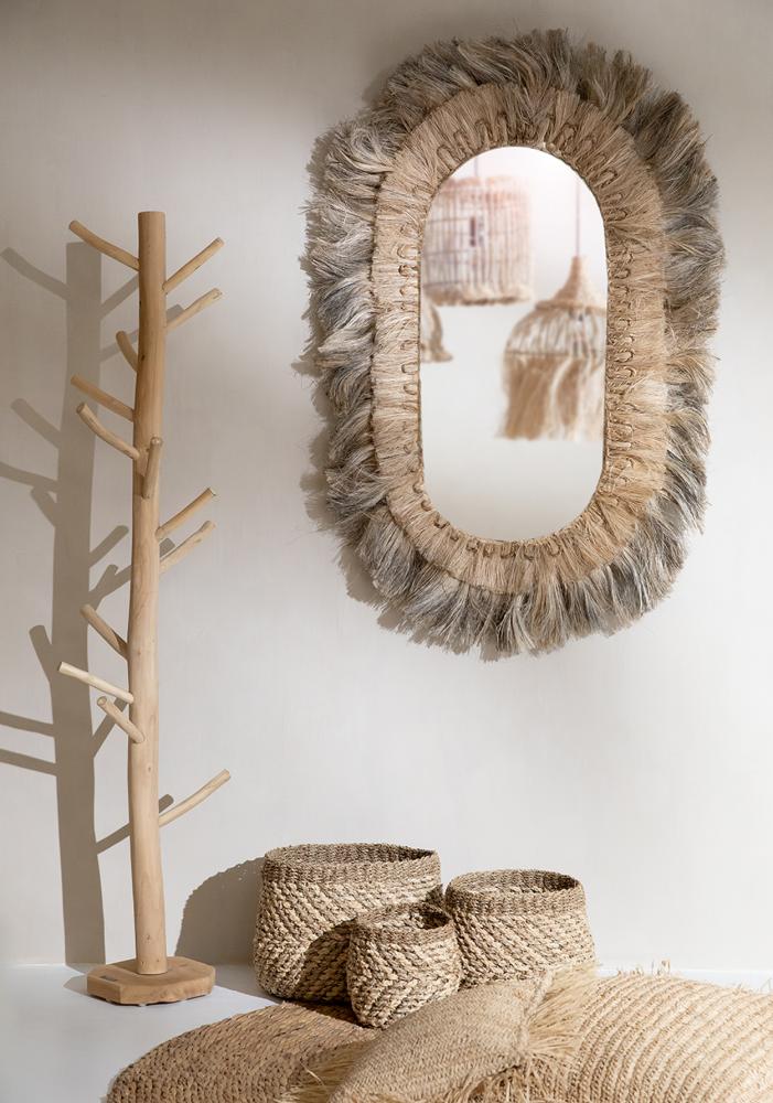 Miroir Ovale - Naturel - Glam & Cosy